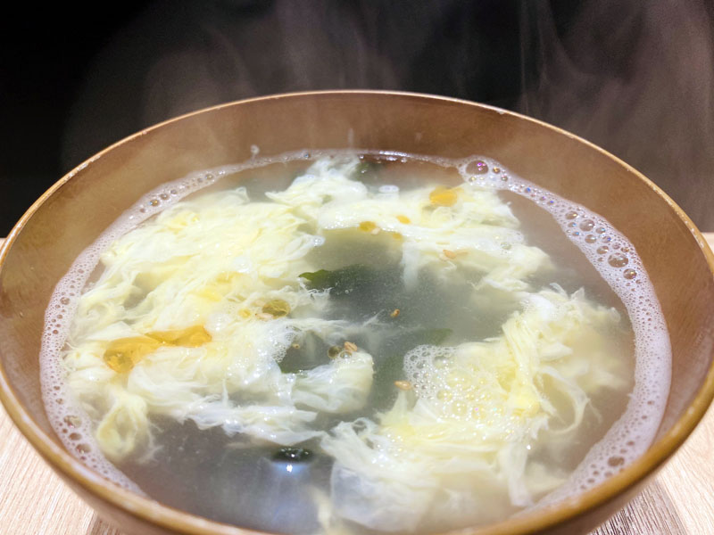 Egg and Seaweed Soup