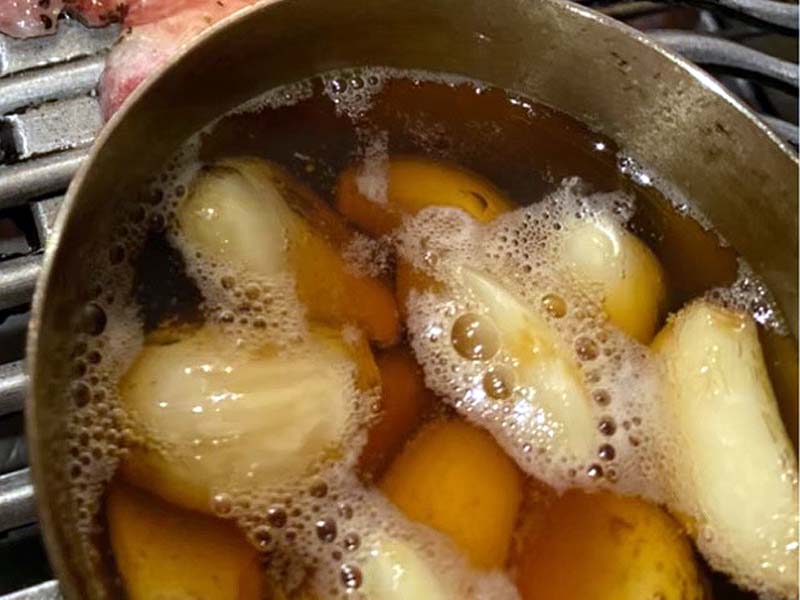 Garlic with Sesame Oil